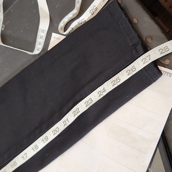 MAVI Adriana Ankle Mid Rise Super Skinny Tuxedo Black Jeans Sample 27 - Picture 13 of 13